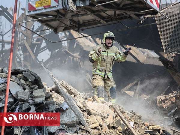 آتش سوزی و فروریختن ساختمان پلاسکو-4