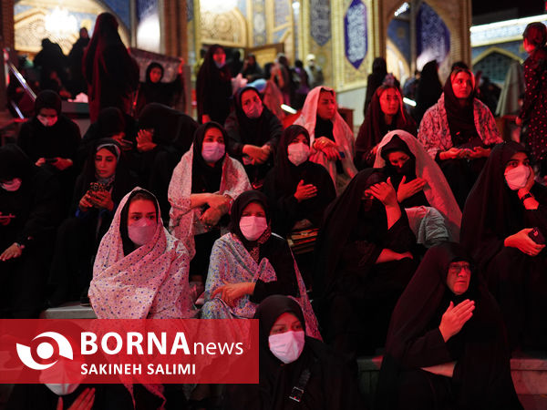 حال و هوای شب چهارم محرم در میدان تجریش