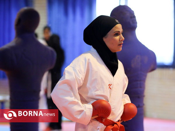 تمرین تیم ملی کاراته بانوان
