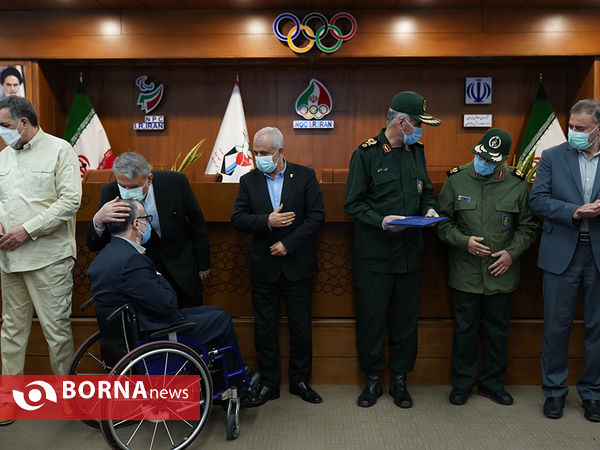 مراسم بزرگداشت روز شهید و تجلیل از ایثارگران وزارت ورزش و جوانان