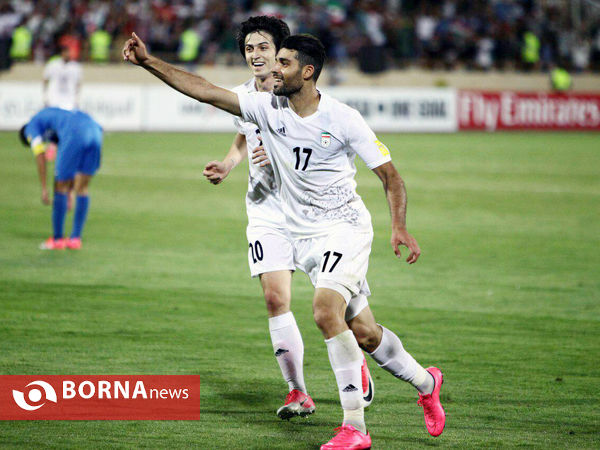 دیدار تیم ها فوتبال ایران- ازبکستان