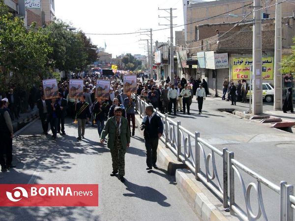 راهپیمایی روز ۱۳ آبان- شهرستان قدس