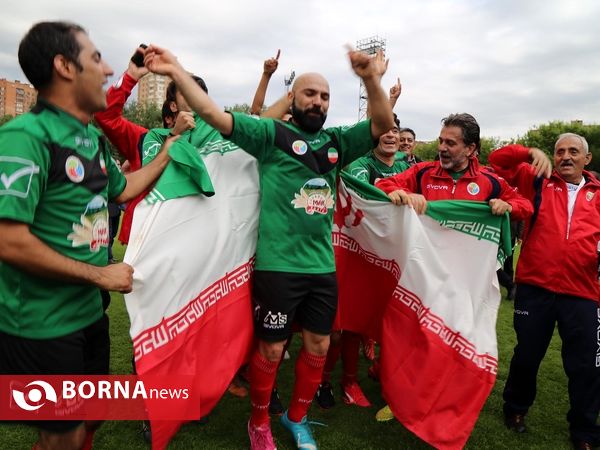 قهرمانی تیم فوتبال هنرمندان ایران در مسابقات جهانی مسکو