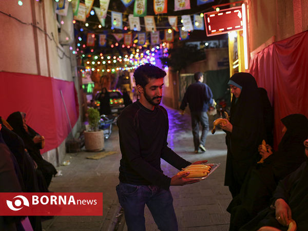 جشن نیمه شعبان در محله جماران