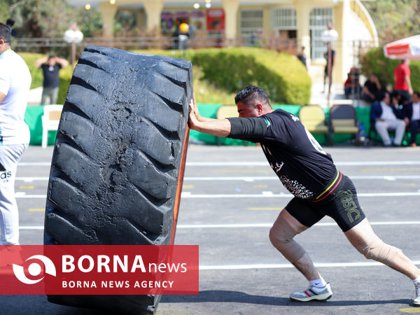 روز نخست مسابقات قویترین مردان کارگری