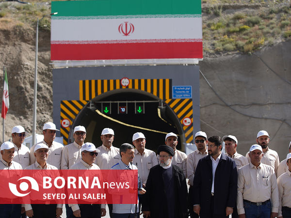 افتتاح قطعه دوم آزاد راه تهران-شمال