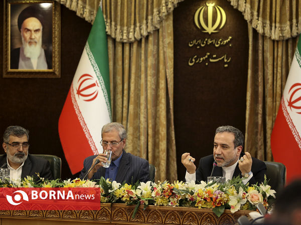 نشست خبری دولت درباره کاهش تعهدات برجامی ایران