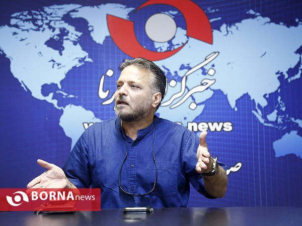حضور علیرضا نجف زاده در خبرگزاری برنا