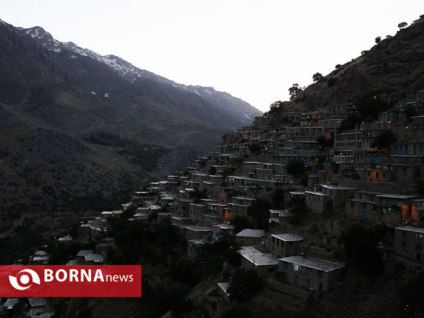 نمایی از روستای هورامان تخت