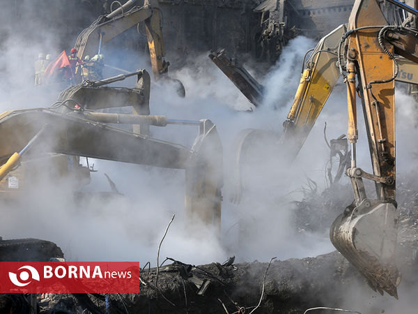 هفتمین روز حادثه پلاسکو