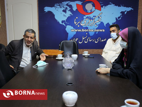 حضور رضا تقی پور نماینده مجلس در خبرگزاری برنا