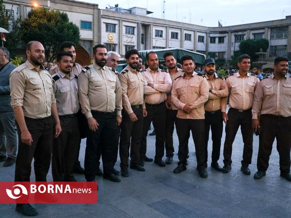 طولانی ترین سفره افطار بازار تهران