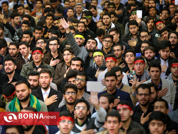 دیدار دانش‌آموزان و دانشجویان با رهبر انقلاب