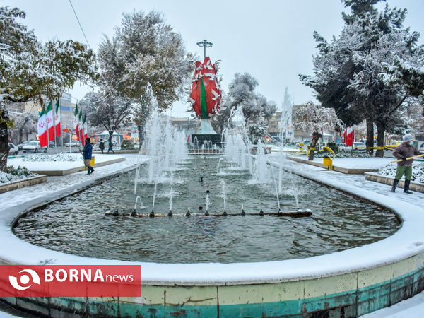 چهره زمستانی اراک در آخرین ماه پاییز