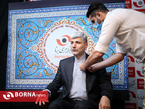 حضور رامین مهمان‌پرست در خبرگزاری برنا