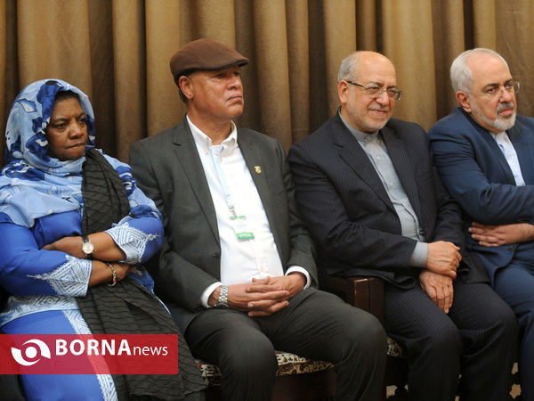 دیدار رییس جمهوری آفریقای جنوبی و هیات همراه با رهبر انقلاب