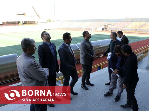 بازدید مدیرعامل شرکت توسعه و نگهداری اماکن ورزشی از ورزشگاه‌های استان آذربایجان‌غربی