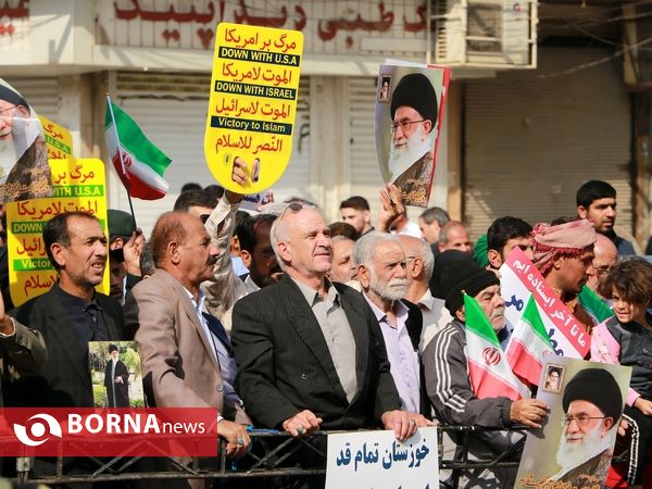 راهپیمایی حمایت از ولایت و اقتدار کشور - اهواز