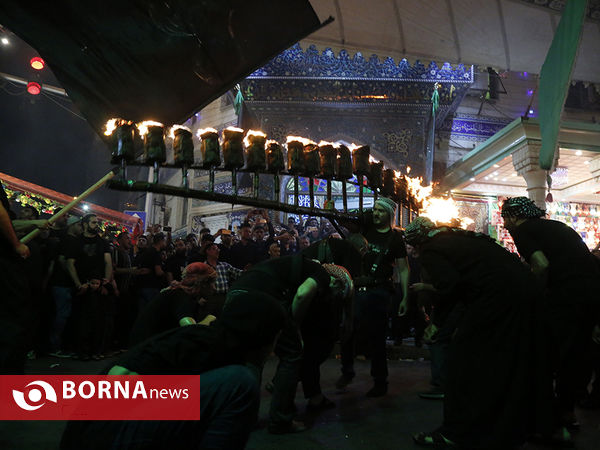 مشعل‌گردانی اعراب مقیم شهر‌ری