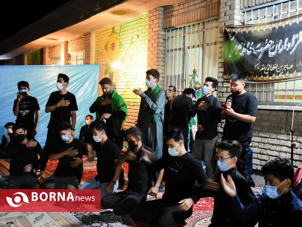 عزاداری شب عاشورای حسینی (ع) مهاجرین افغانی مقیم اراک