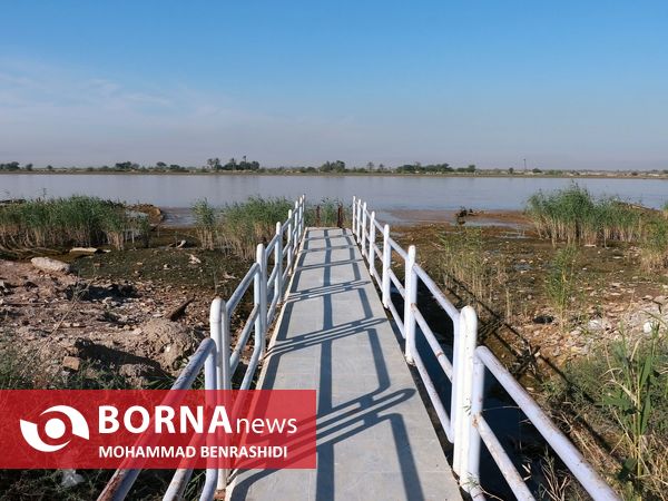مراسم کلنگ زنی پارک 20 هکتاری خلیج فارس آبادان