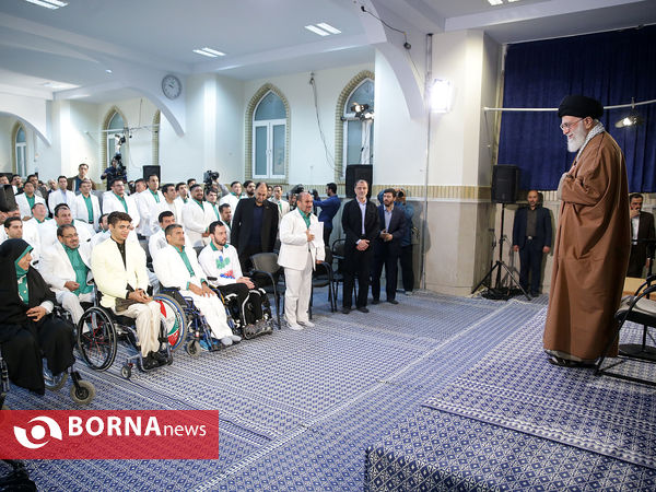 دیدارمدال‌آوران بازی‌های پاراآسیایی با رهبر انقلاب اسلامی