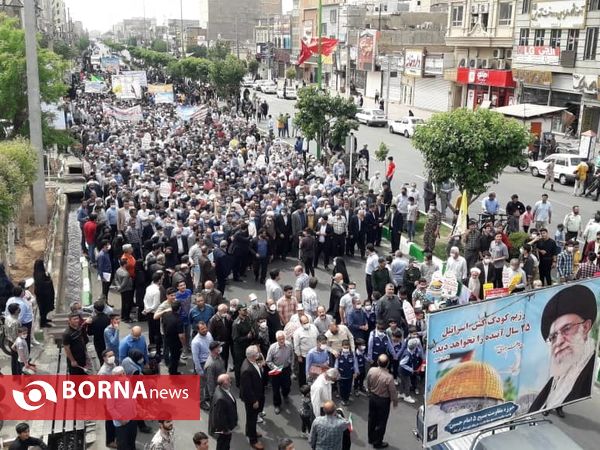 راهپیمایی روز قدس_ شهرستان قرچک
