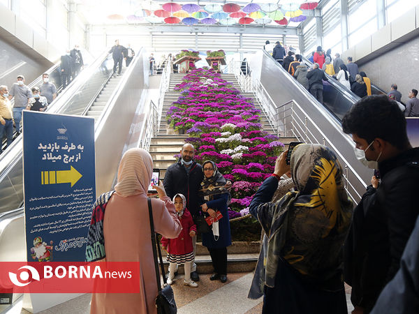 بازدید نوروزی مسافرین از برج میلاد