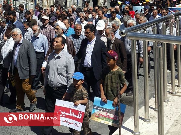 راهپیمایی روز قدس- شهرستان ملارد