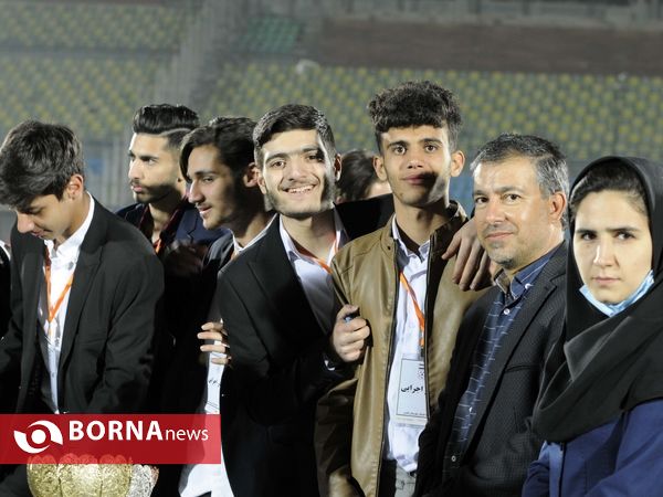جشن قهرمانی فینال لیگ بزرگسالان هیات فوتبال شهرستان قدس