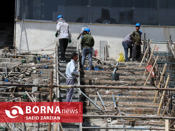 بازدید معاون رئیس جمهور و رئیس سازمان حفاظت محیط زیست از ورزشگاه آزادی