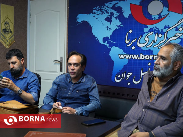 حضور عوامل فیلم خوشنام در خبرگزاری برنا