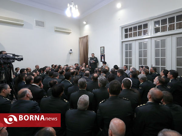 دیدار فرماندهان نیروی انتظامی با رهبر معظم انقلاب اسلامی