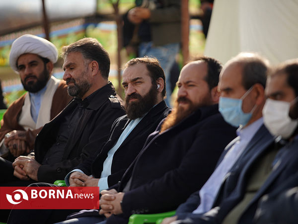 آیین رونمایی از المان شهید محسن فخری زاده