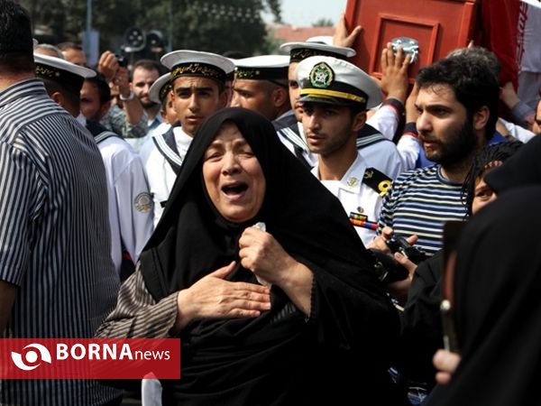 تشییع پیکر جان‌باختگان گیلانی فاجعه منا در رشت