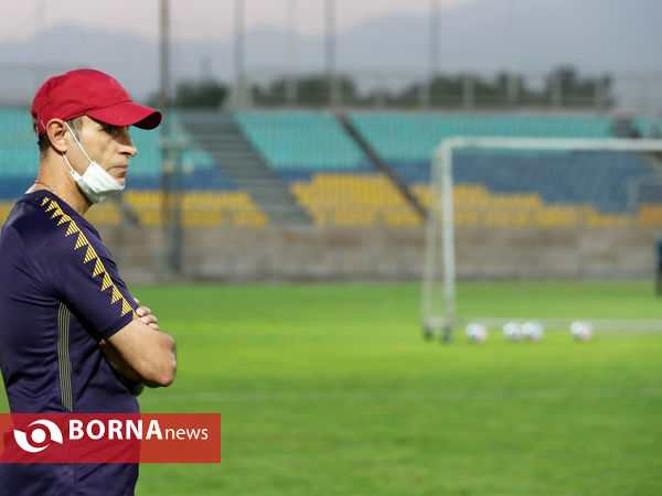 تمرین تیم فوتبال پرسپولیس تهران