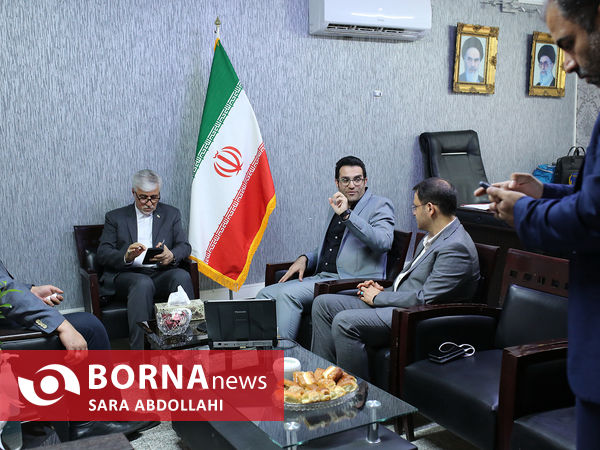 حضور حمید سجادی وزیر ورزش در خبرگزاری برنا