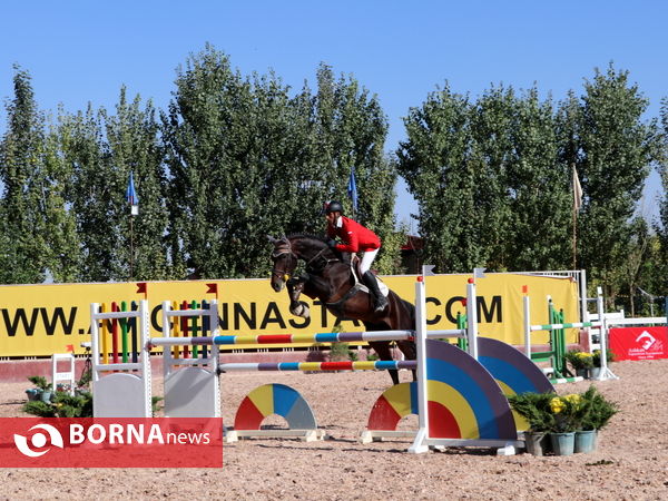 اختتامیه مسابقات پرش با اسب قهرمانی کشور و بین المللی جوانان در همدان