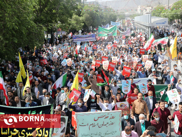 راهپیمایی روز قدس- مشهد