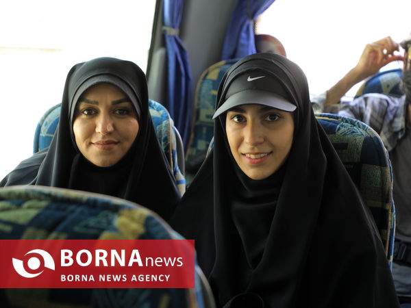 حضور کاروان جامعه ورزش و جوانان در راهپیمایی اربعین