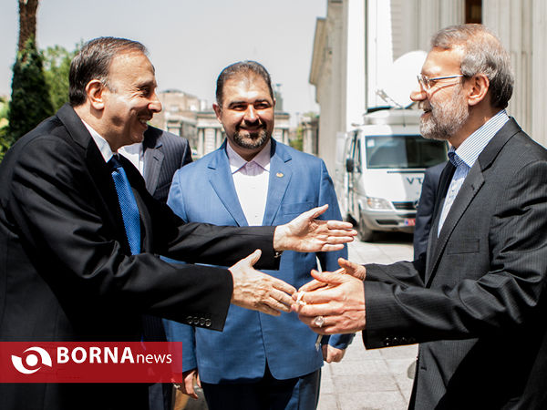 نشست مشترک روسای مجلس ایران و سوریه