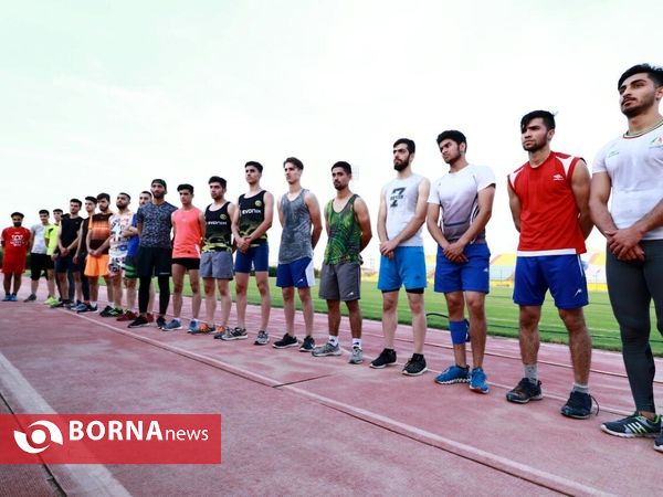 تمرینات استقامت و هوازی تیم ملی امید کاراته ایران در اروند