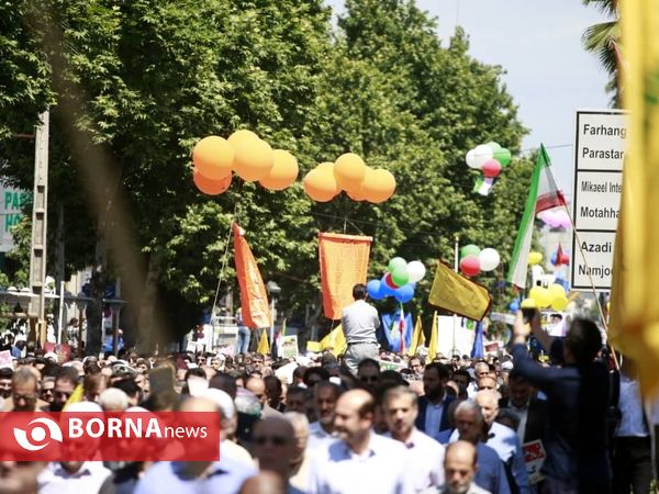راهپیمایی روز قدس در رشت