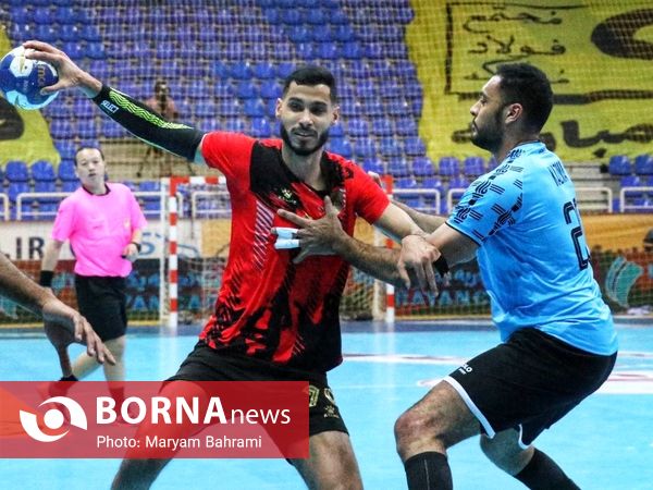 دیدار هندبال تیم های الریان قطر - الکاظمه کویت