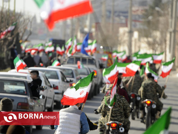 رژه نیروی های موتوری و خودرویی 22 بهمن- شهرستان قدس