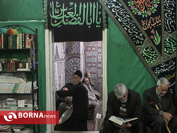 عزاداری ایام فاطمیه در حسینیه سادات اخوی