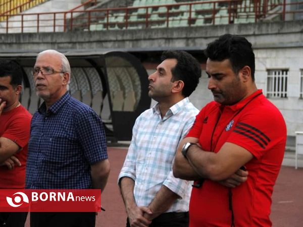 تمرینات تیم سپیدرود رشت و معارفه مدیرعامل جدید
