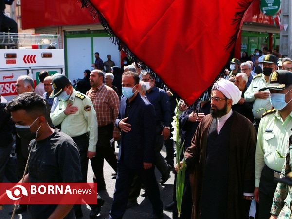 مراسم تشییع پیکر" شهید مهدی کامور "در آستانه اشرفیه