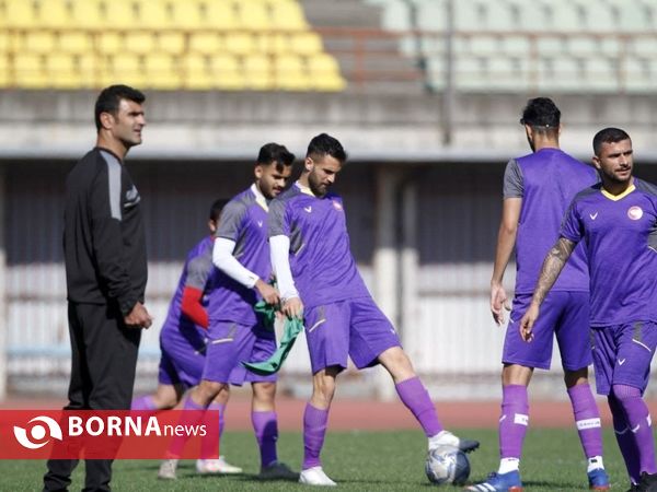 تمرینات تیم فوتبال سپیدرود رشت