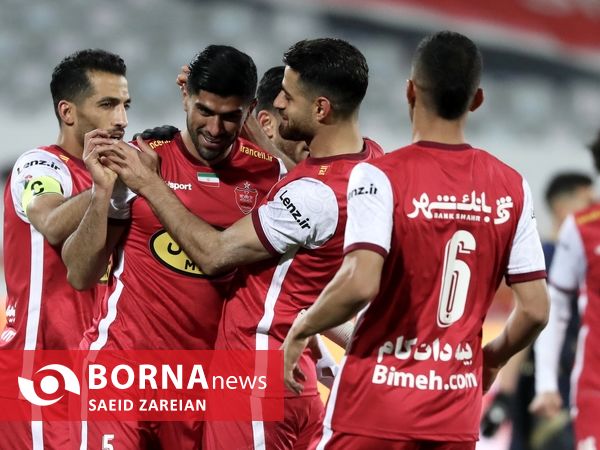 دیدار تیم های پرسپولیس تهران - نساجی مازندران